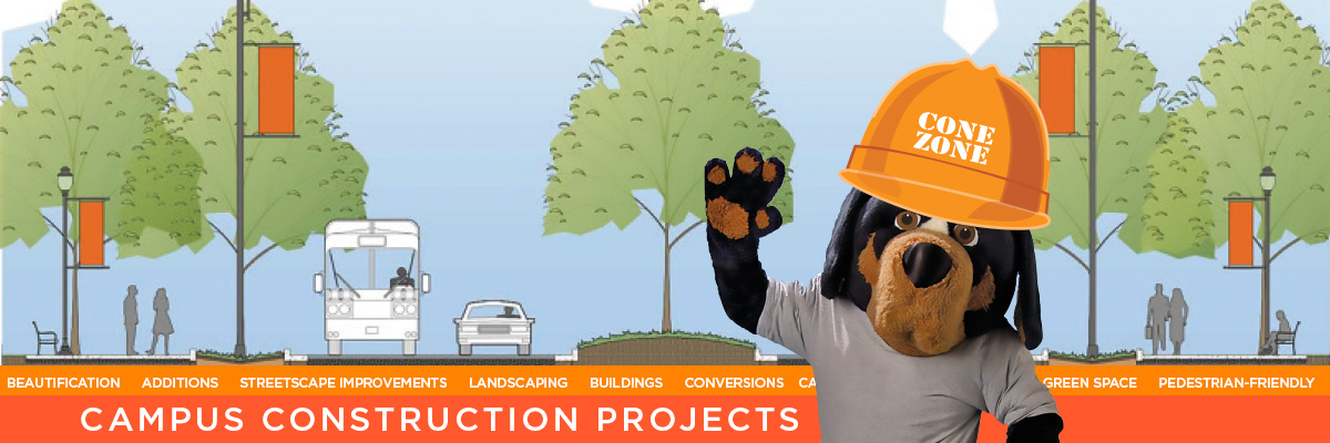 Cone Zone Campus Construction Projects Graphic